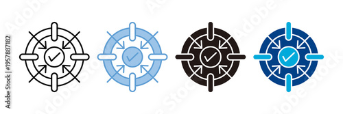 Integration  Icon Set Multiple Style Collection