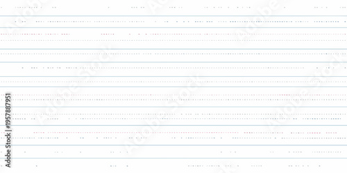 Close up of lined notebook paper with faint handwritten notes