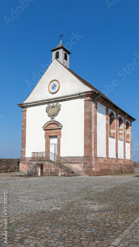 The famous church in the citadel of Bitche in France on March 22th 2026