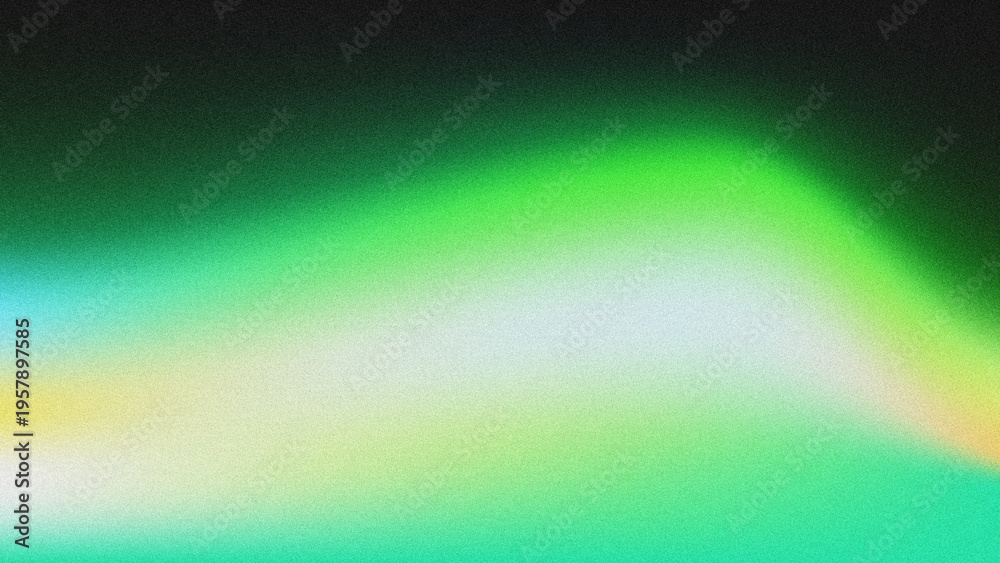 Obraz premium Grainy green gradient abstract background with soft noise texture, modern minimalist design for digital and graphic projects.