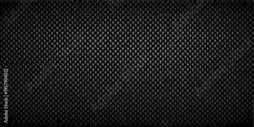 Dark textured background resembling a fishnet or diamond shaped mesh pattern