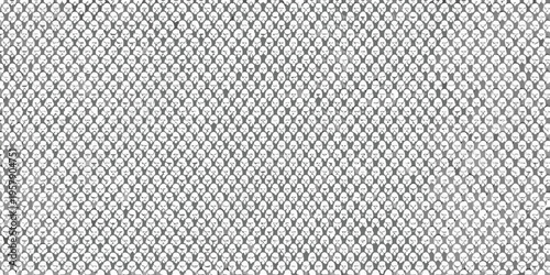 Detailed grayscale close up of a textured knit fabric pattern