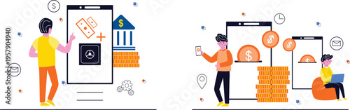 Digital financial management and investment tracking through mobile applications