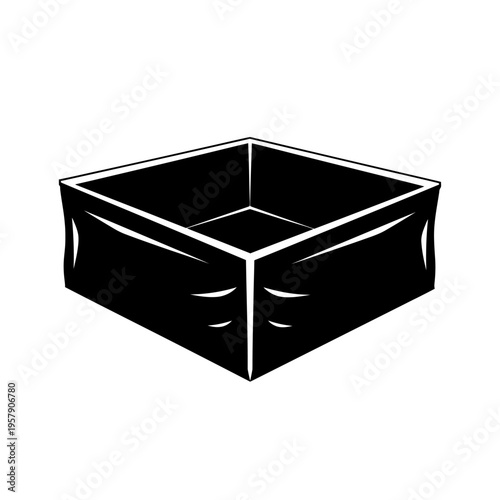 Spill Containment Berm Silhouette, Flexible Basin for Hazardous Liquid Management and Environmental Protection