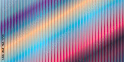 Gradient combined with abstract blurred waves and retro style rough texture overlay, abstract background