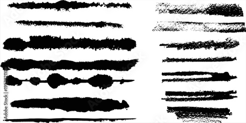 Tire track. Tyre mark of car, bike, motorcycle with grunge effect on white background. Wheel footprint, road element, dirty rubber protector pattern.