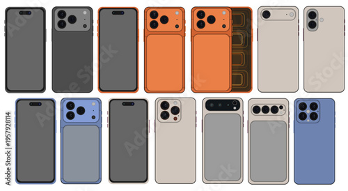 Modern American High Tech Smartphones