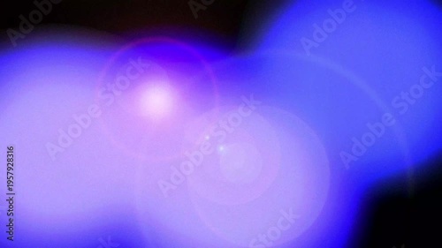Abstract Blue Motion Background with Pink Flare Glowing Circles and Swirling Light for Video Editing Backgrounds Presentations and Social Media Content