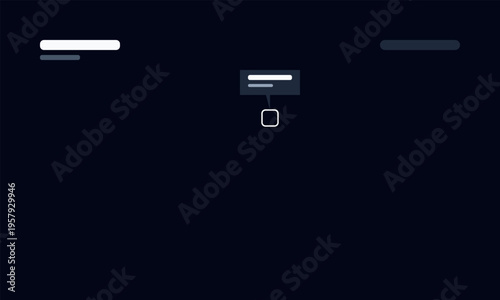 Set of 3 simple vector UI elements for website interface