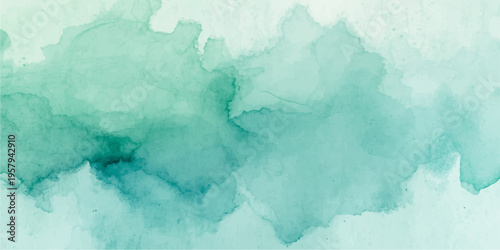 An abstract blue watercolor texture featuring a vintage grunge ice pattern and light smoke fog elements on an artistic paper background for nature-inspired design
