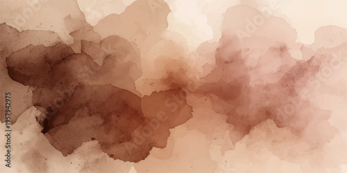 A vintage world map illustration on aged parchment texture with a grunge cloud background and antique paper globe art for an abstract travel atlas