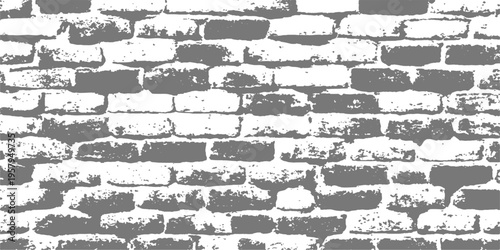 Abstract the timeless strength of brick, as a detailed pattern of aged bricks creates a stunning and sturdy backdrop, offering a glimpse into the raw elements.