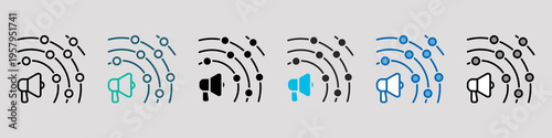 Outreach Single Icon Pack Multistyle