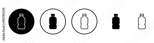 Bottle icon vector. bottle sign and symbol