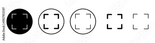 Fullscreen Icon vector. Expand to full screen sign and symbol. Arrows symbol