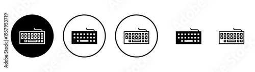 Keyboard icon vector. keyboard sign and symbol
