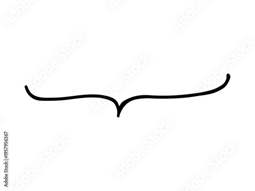 シンプルな手書きの吹き出し