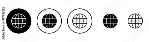 Web icon vector. go to web sign and symbol. web click icon. Global search icon