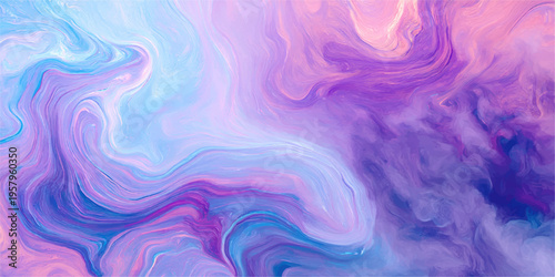 Abstract a mesmerizing swirl of pastel hues, a symphony of color, texture, and fluidity, inviting viewers into an artistic wonderland.