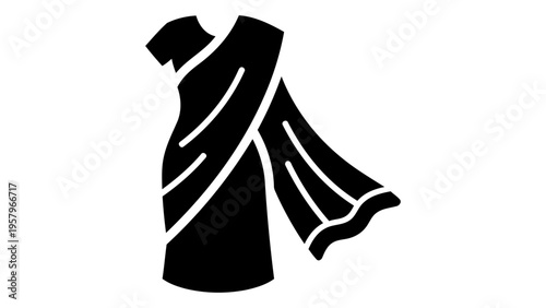 Saree silk icon