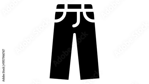 Straight fit jeans icon