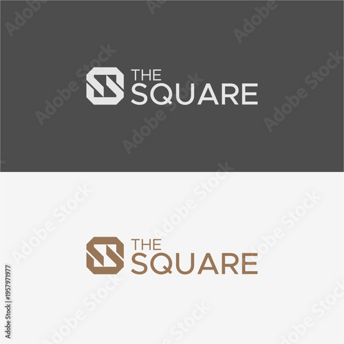 The Square Logo Design Template.