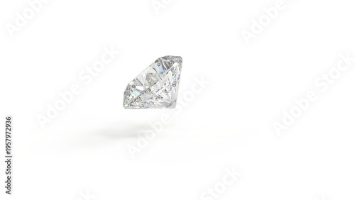 レンダリングされたダイアモンド　CG	