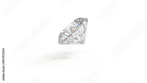 レンダリングされたダイアモンド　CG	