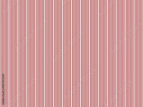 Seamless red and white vertical pinstripe pattern for commercial backgrounds