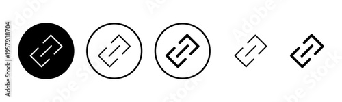 Free Download Link icon logo design. Hyperlink chain sign and symbol - GFXLoad