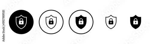 Security icon logo design. protection icon. privacy. vpn