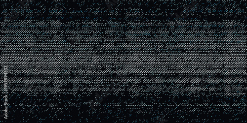 Abstract digital glitch art with distorted lines and static noise