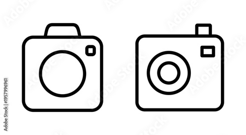 Camera icon symbol for apps and websites. photo camera sign and symbol. photography icon.