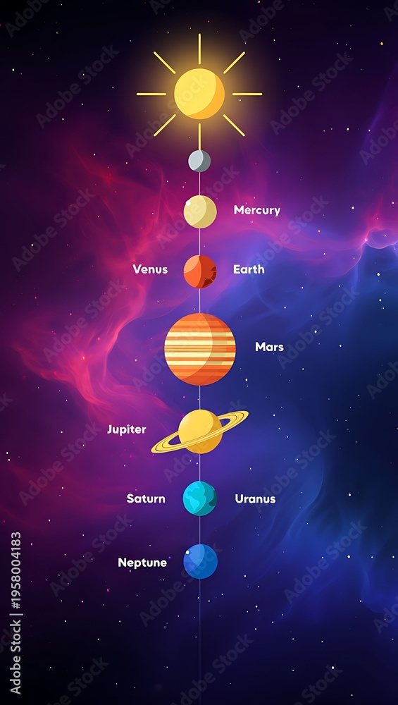 Fototapeta premium Explore the Vast Wonders and Celestial Bodies of Our Solar System