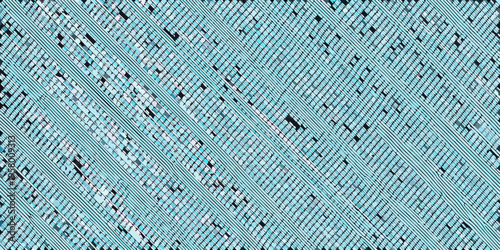 Aerial view of a densely packed shipping container yard