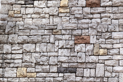Rustic Natural Stone Wall Texture Background