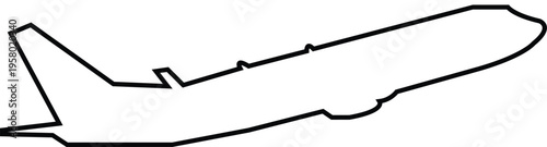 Black airplane icon set in style, aviation silhouette featuring jet, aircraft and flight symbol, minimal monochrome transport vector illustration pack with synonym element.