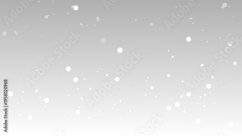 Abstract background with scattered white circles on a gray gradient
