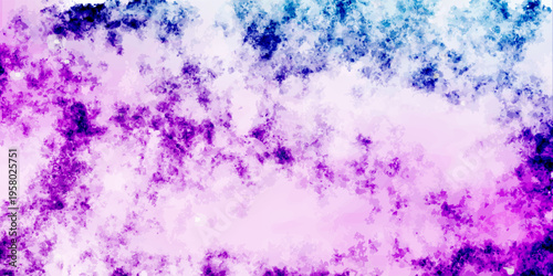 Galaxy background. Starry universe with constellations. Purple and blue nebula. Color wide gradient with shining stars. Beautiful milky way wallpaper. Vector illustration.