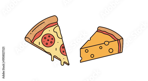 Colorful cable car icons set.