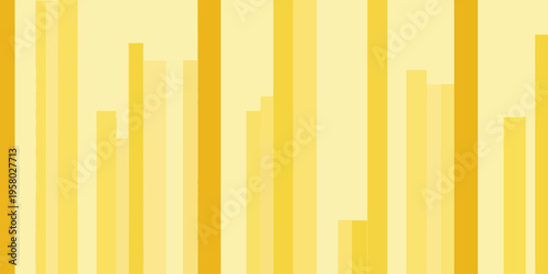 Cityscape scene with tall buildings and yellow lighting at dusk