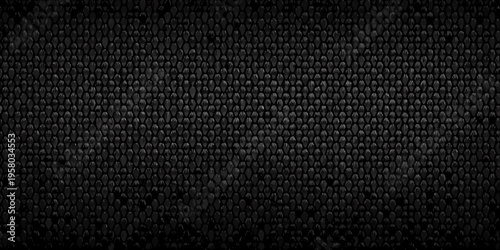 A densely packed crowd of anonymous figures in a dark expansive space