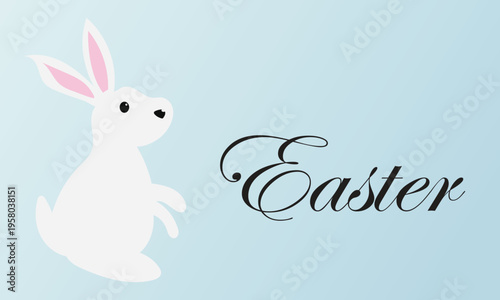 Happy Easter banner with eggs and flowers. Soft pastel Easter banner featuring decorated eggs,  ideal for festive greetings, social media covers, for website and seasonal promotions.