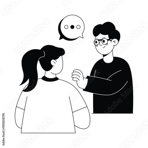 Coworking  Vector illustration. EPS 10