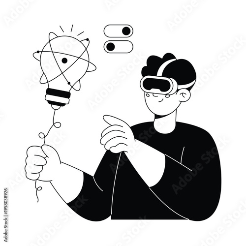 Innovate & Elevate  Vector illustration. EPS 10