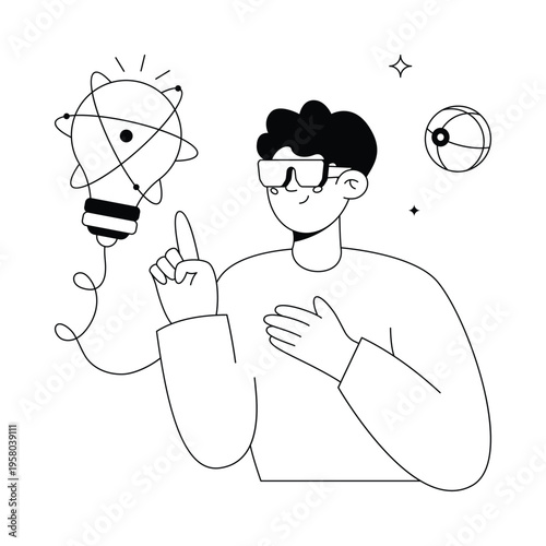 Voices of Innovation  Vector illustration. EPS 10