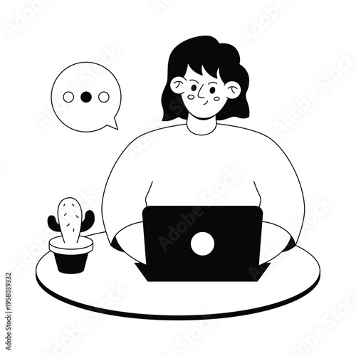 CEO Round Table  Vector illustration. EPS 10