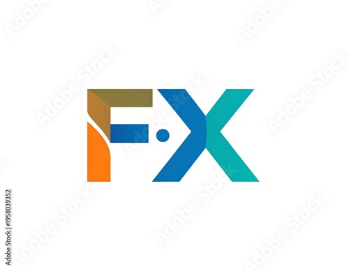 A colorful logo showing the letters 