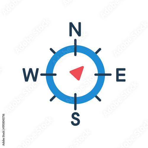 Compass Navigation Direction Indicator Tool.