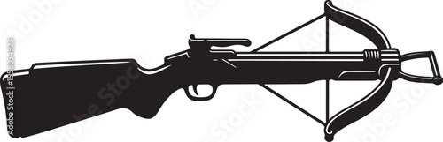 Vector crossbow rifle icon